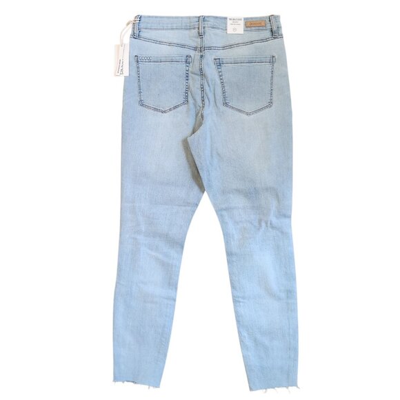 Blank NYC Sz 31 The Jones High Rise Skinny Denim Jeans Distressed NWT - Picture 2 of 5